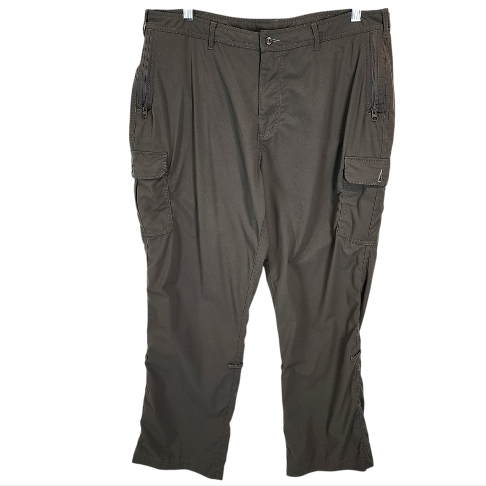 Clothing Arts P*Cubed Pick Pocket Proof Travel Pants Cargo Zip Pockets 16 PETITE